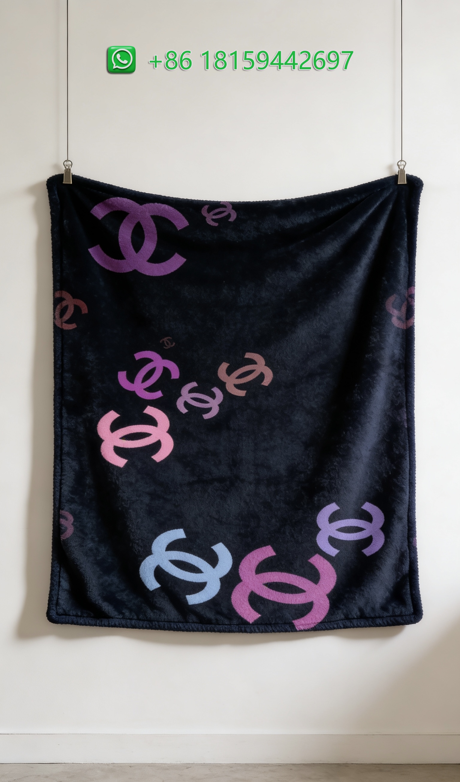 Chanel Throw Blankets